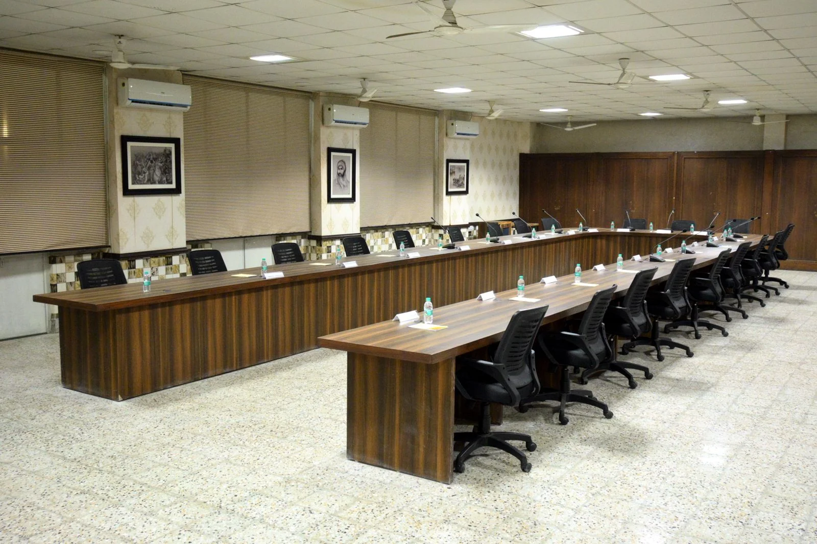 Modern conference hall at Ramgarhia Bhawan Chandigarh with audio-visual facilities